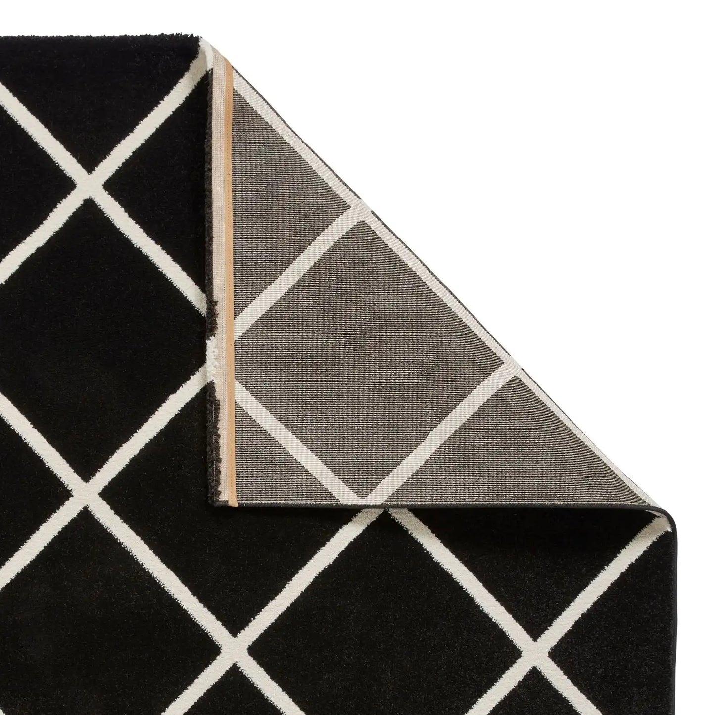 Brooklyn BRK35 Black White Rug RS