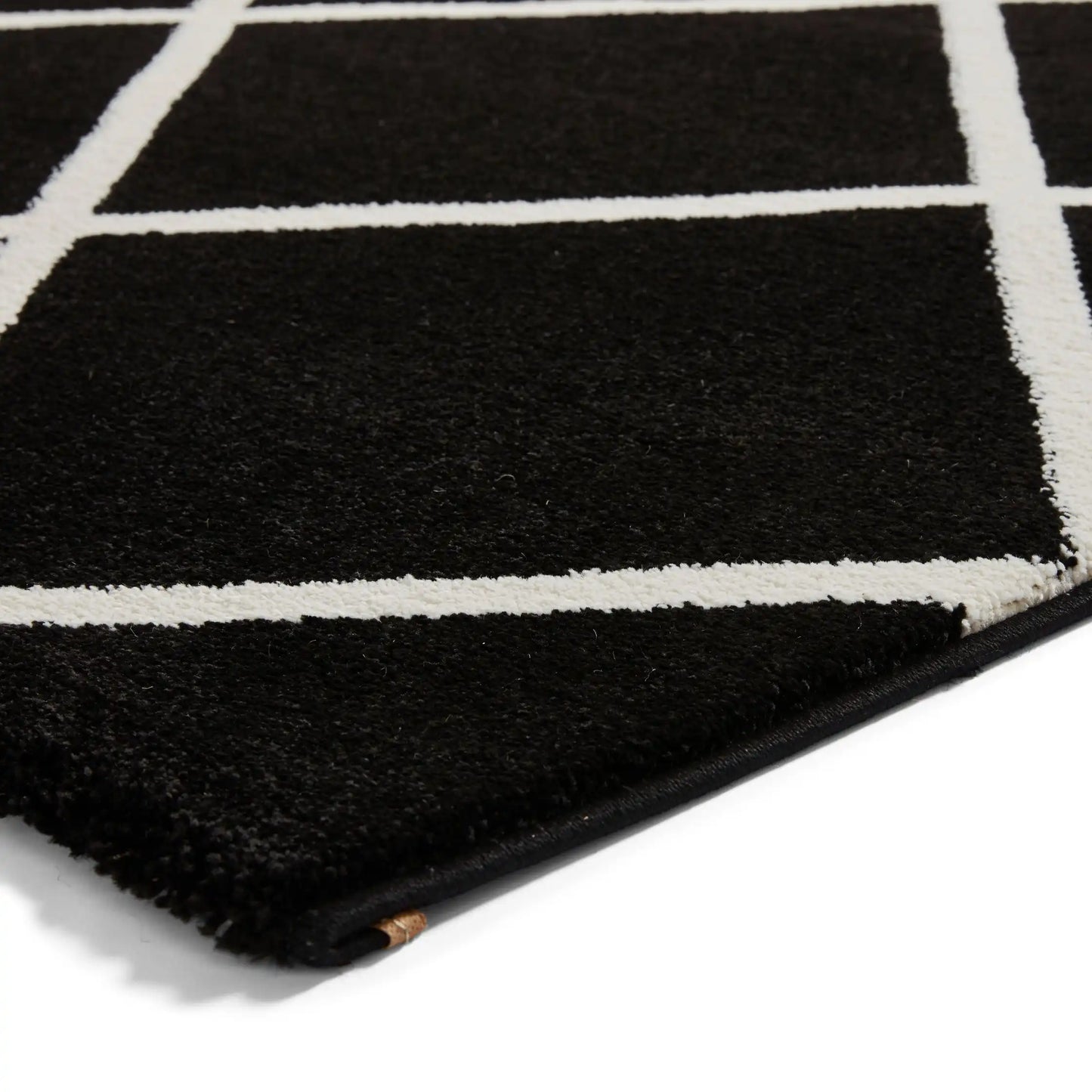 Brooklyn BRK35 Black White Rug RS