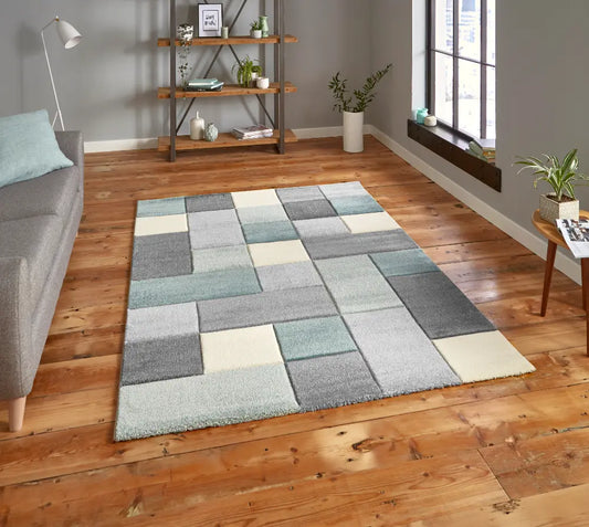 Brooklyn 646 Grey Blue Rug RS