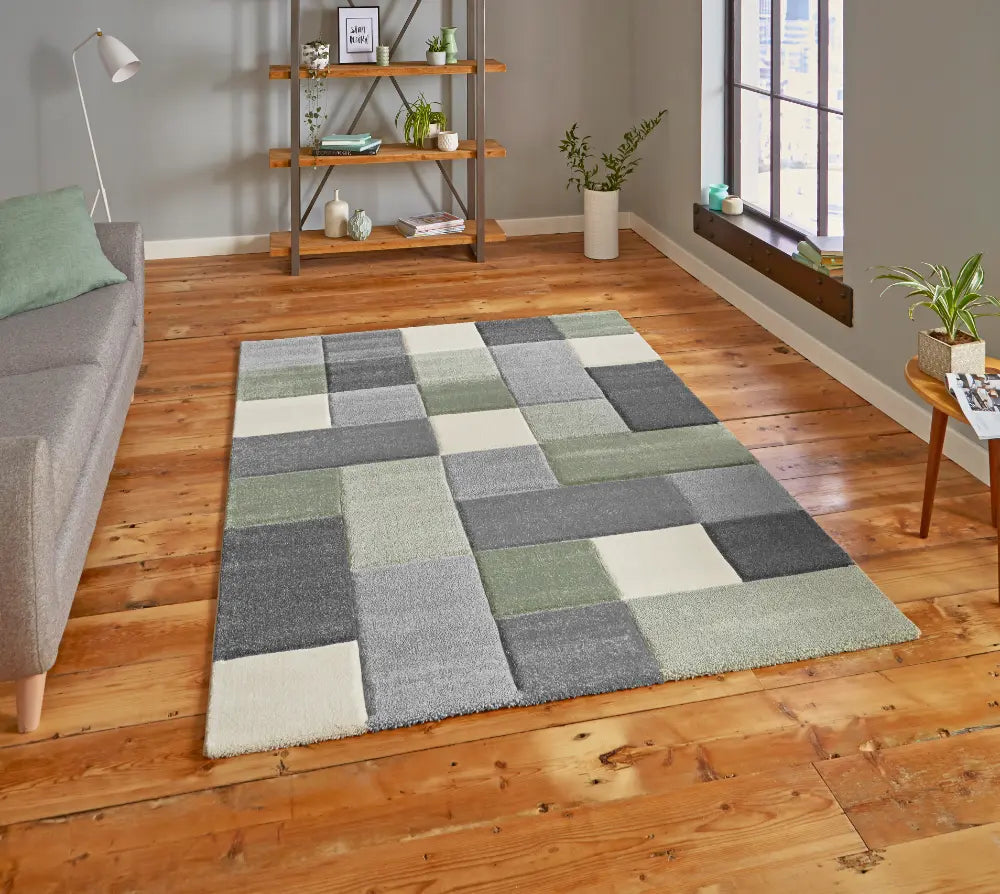 Brooklyn 646 Grey Green Rug RS