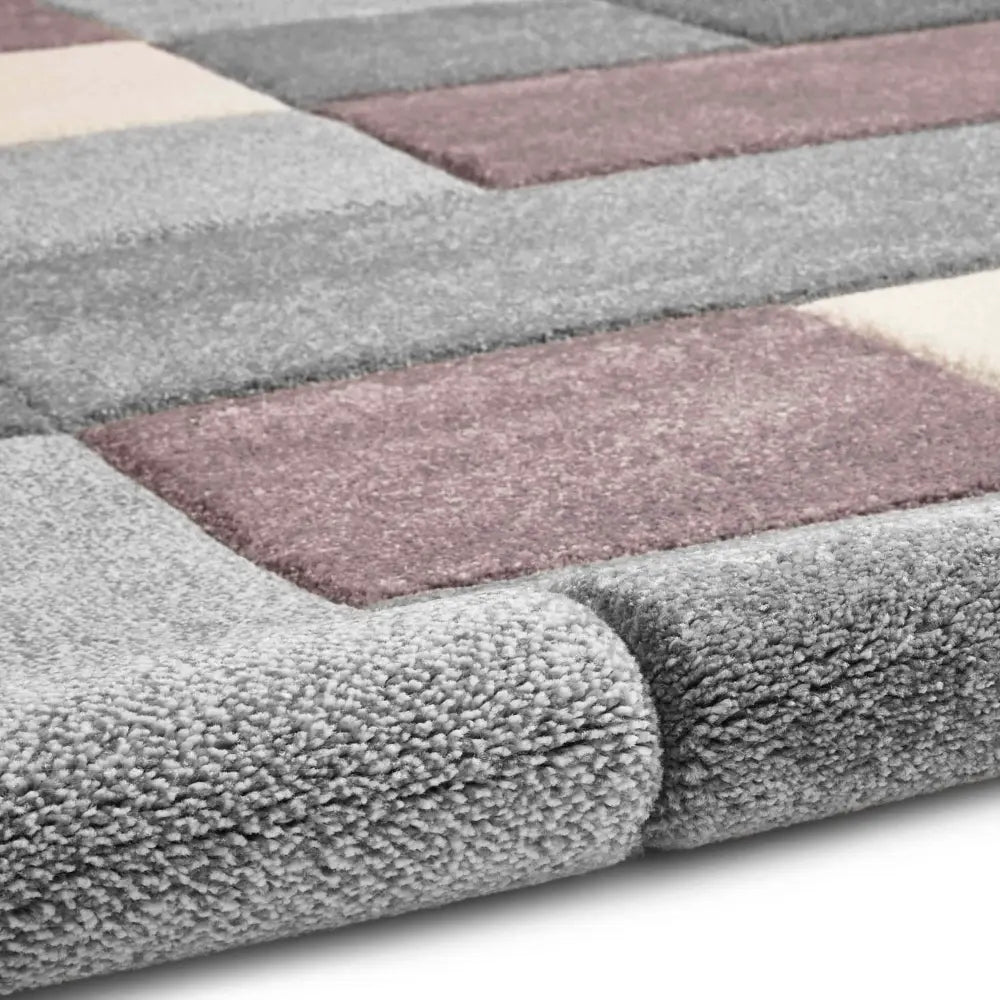 Brooklyn 646 Grey Purple Rug RS