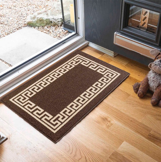 Washable Gel-Back Havana 413 Brown Rug