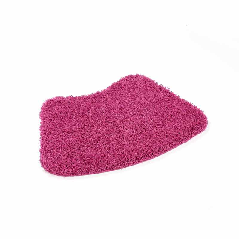 Buddy Bath Washable Curve Mat Rugs in Fuchsia Pink