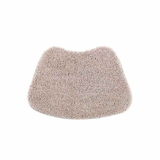 Buddy Bath Washable Curve Mat Rugs in Nude Pink
