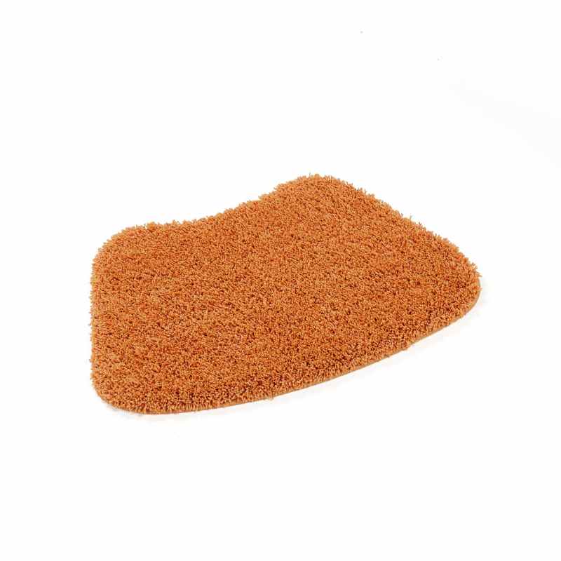 Buddy Bath Washable Curve Mat Rugs in Orange