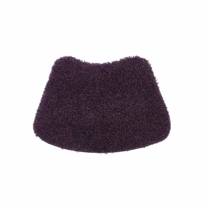 Buddy Bath Washable Curve Mat Rugs in Plum Purple