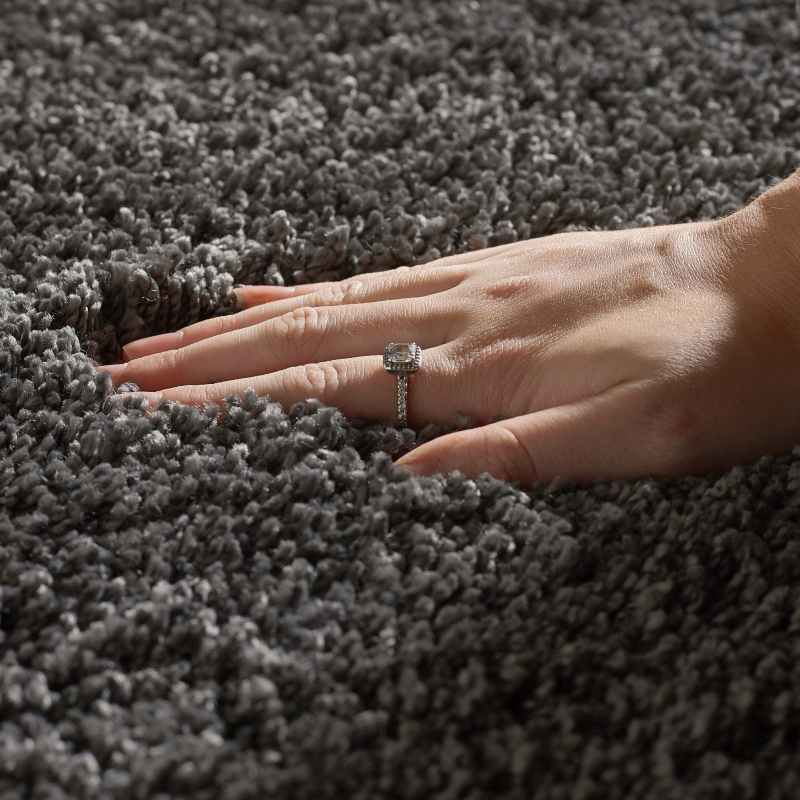 Buddy Bath Mat And Toilet Washable Set in Charcoal Grey