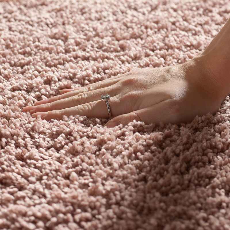 Buddy Bath Mat And Toilet Washable Set in Nude Pink