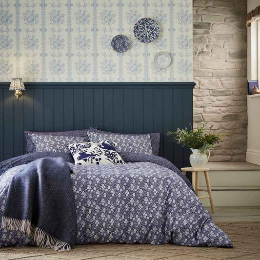 Calico Bedding by Bedeck of Belfast x Burleigh in Blue
