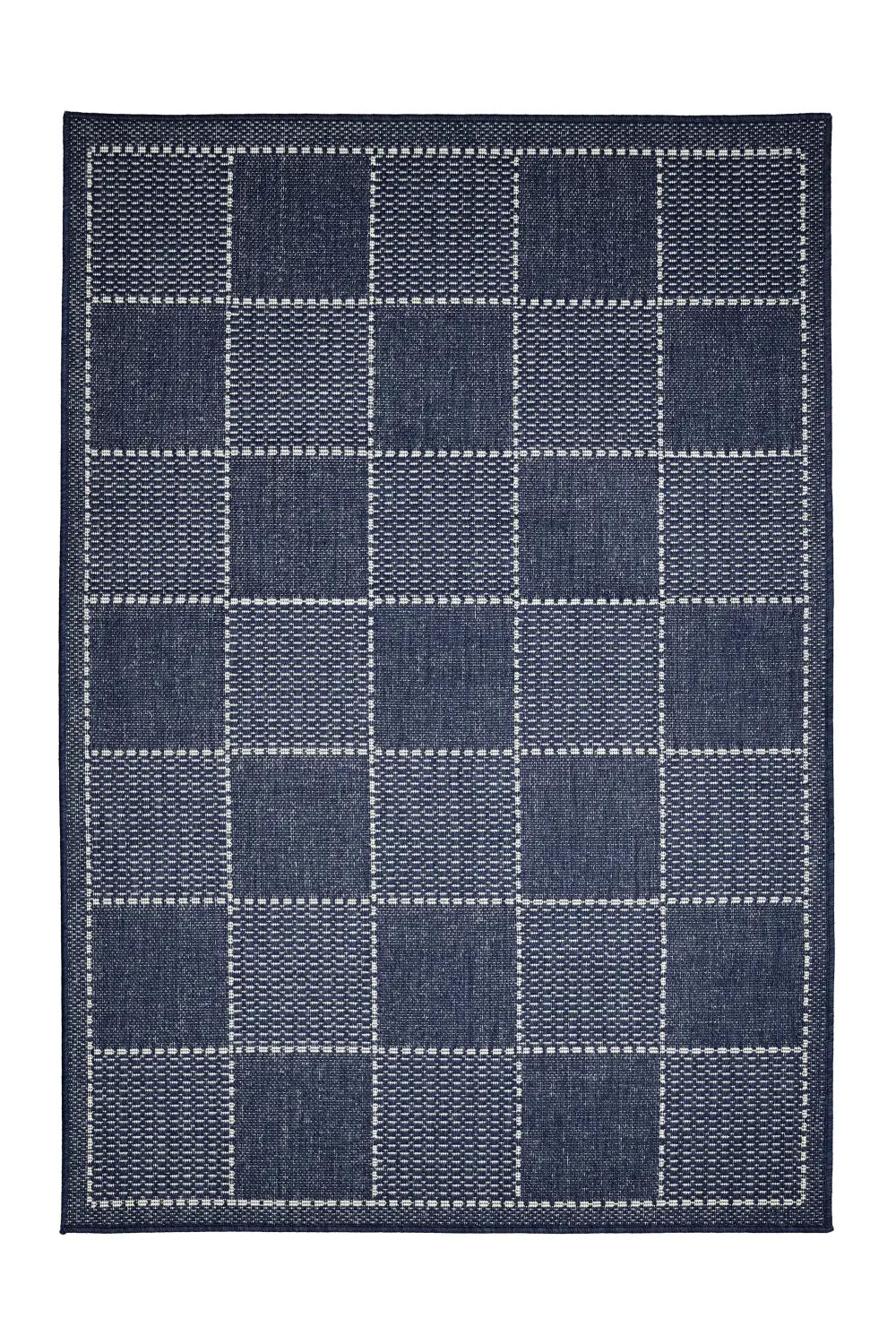 FLATWEAVE GEL Check Navy RS