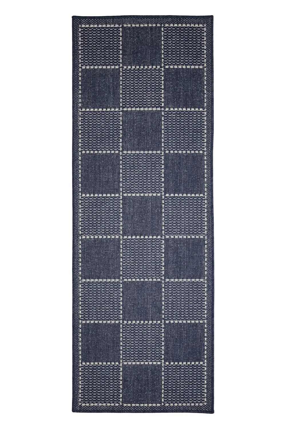 FLATWEAVE GEL Check Navy RS
