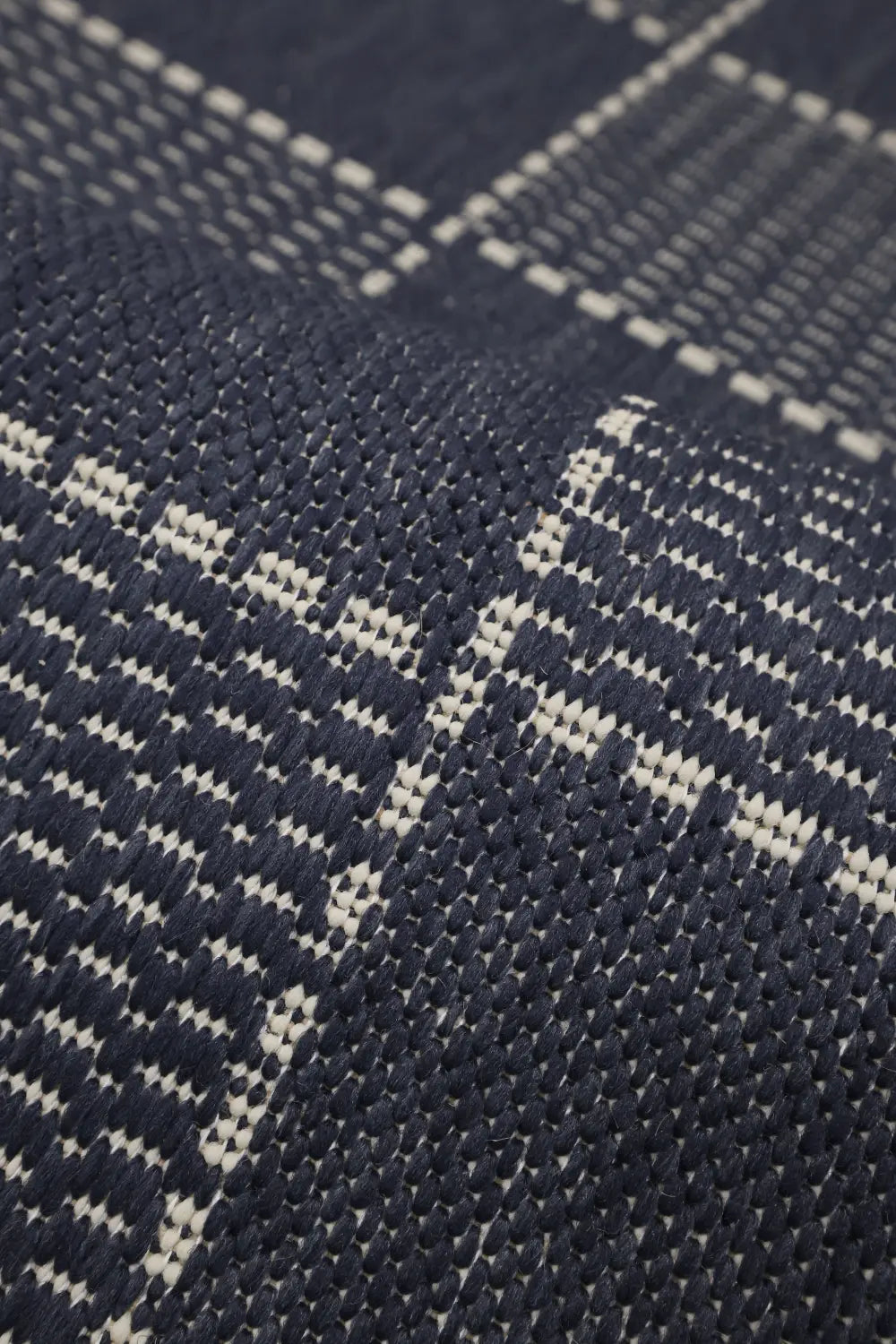 FLATWEAVE GEL Check Navy RS