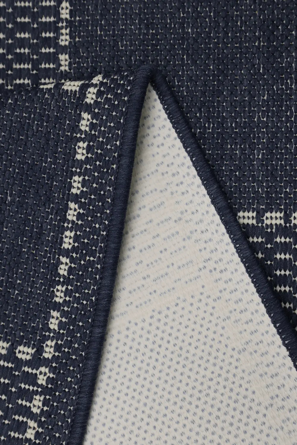 FLATWEAVE GEL Check Navy RS