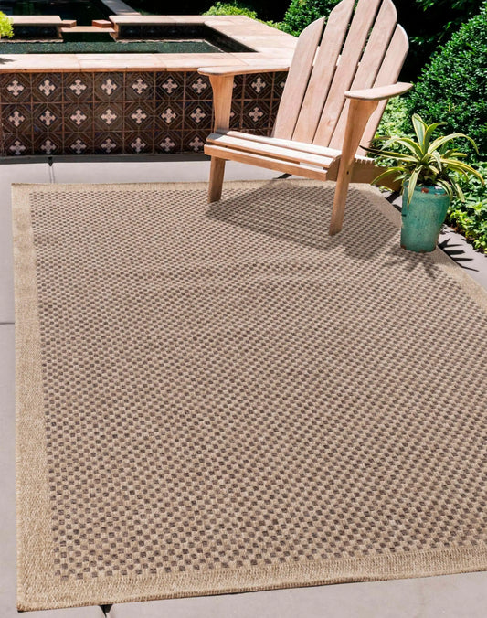 Harper Outdoor Check Jute Rug
