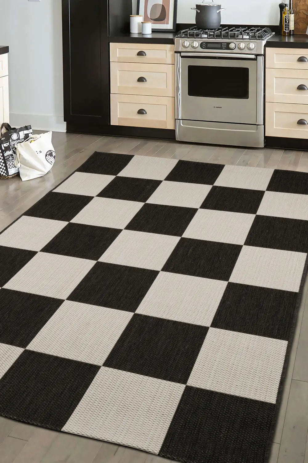 COUNTY CHEQUER BLACK RS