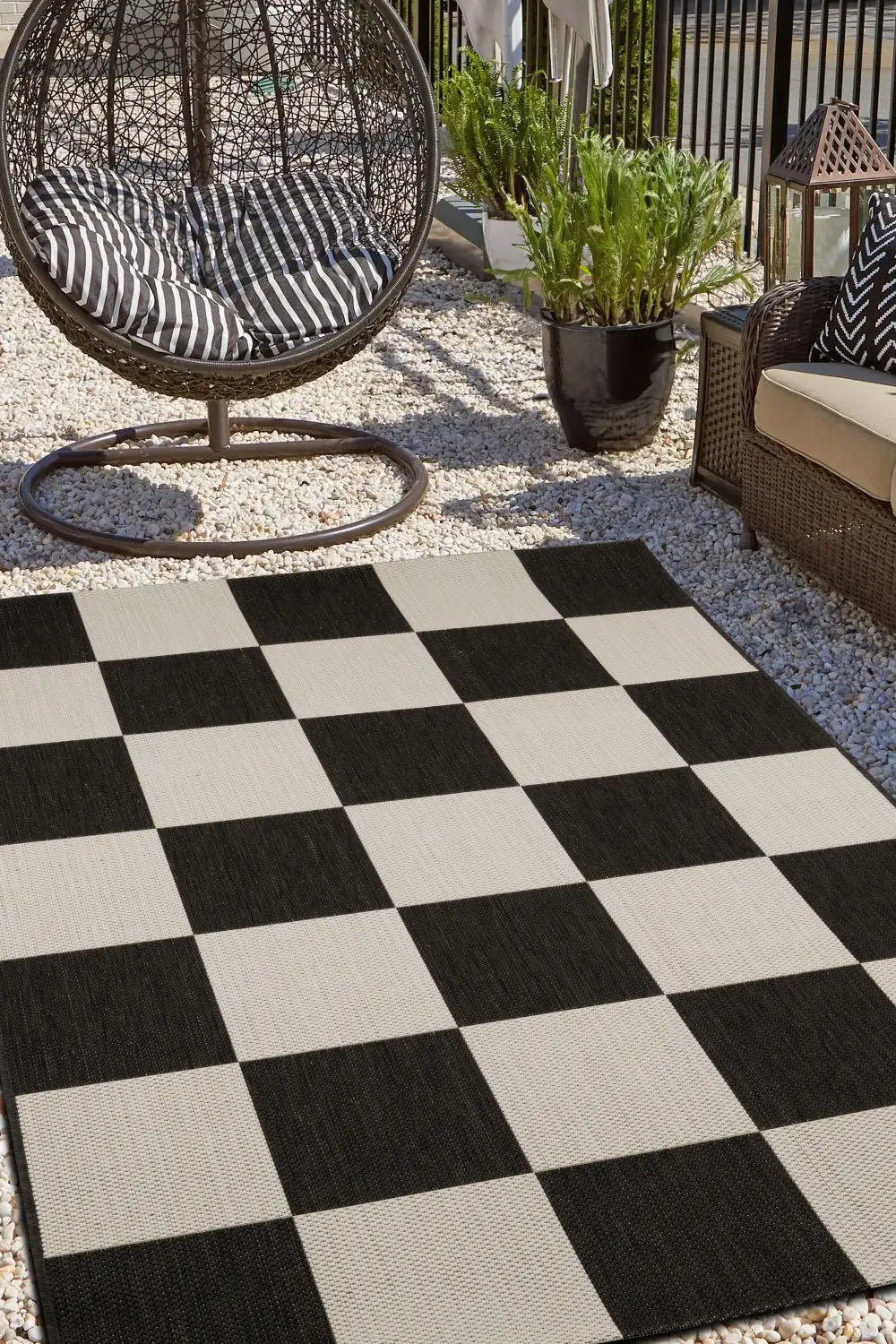 COUNTY CHEQUER BLACK RS