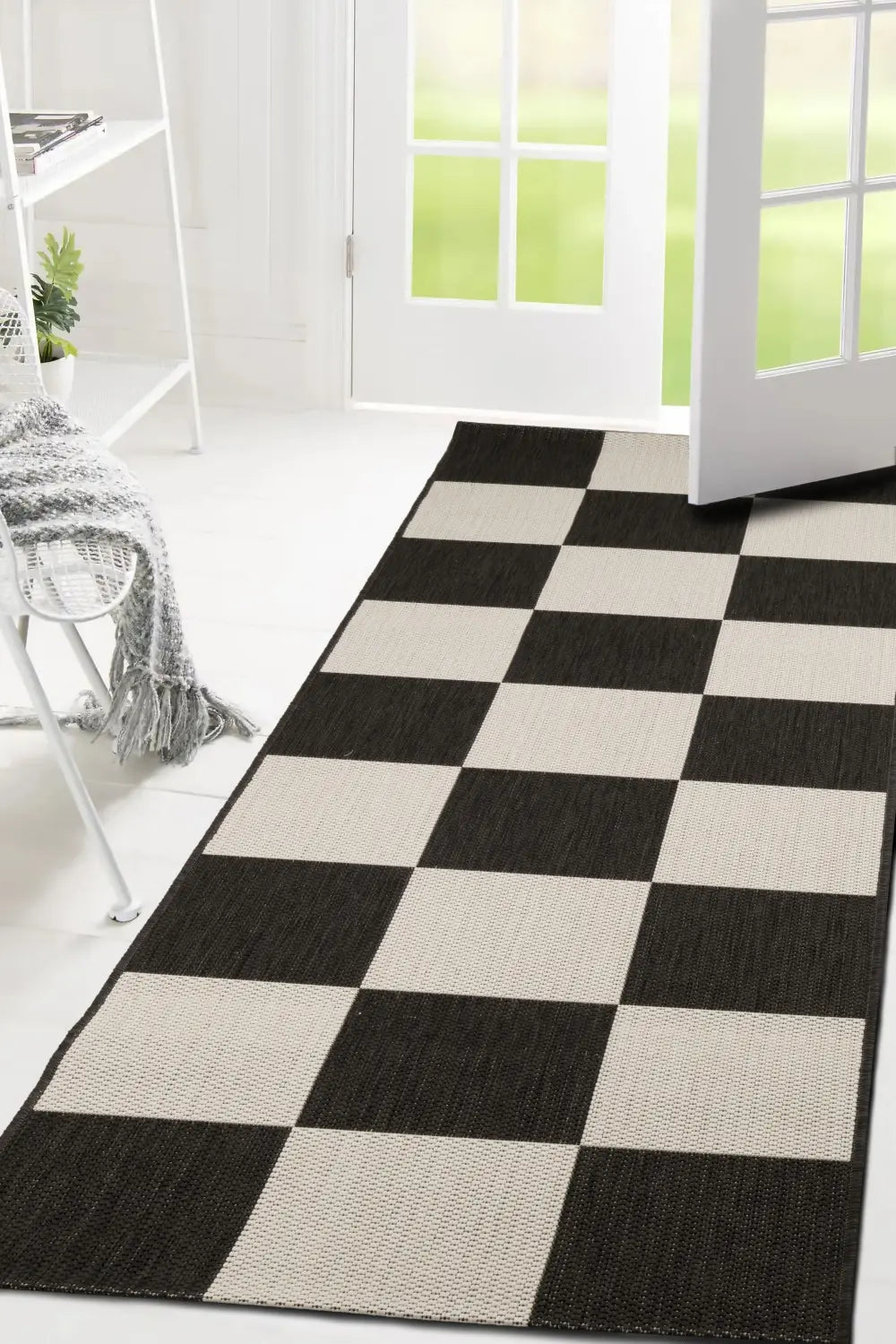 COUNTY CHEQUER BLACK RS