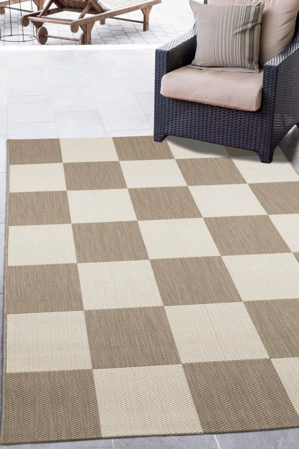 COUNTY CHEQUER NATURAL RS
