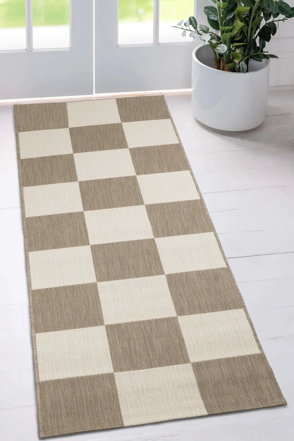 COUNTY CHEQUER NATURAL RS