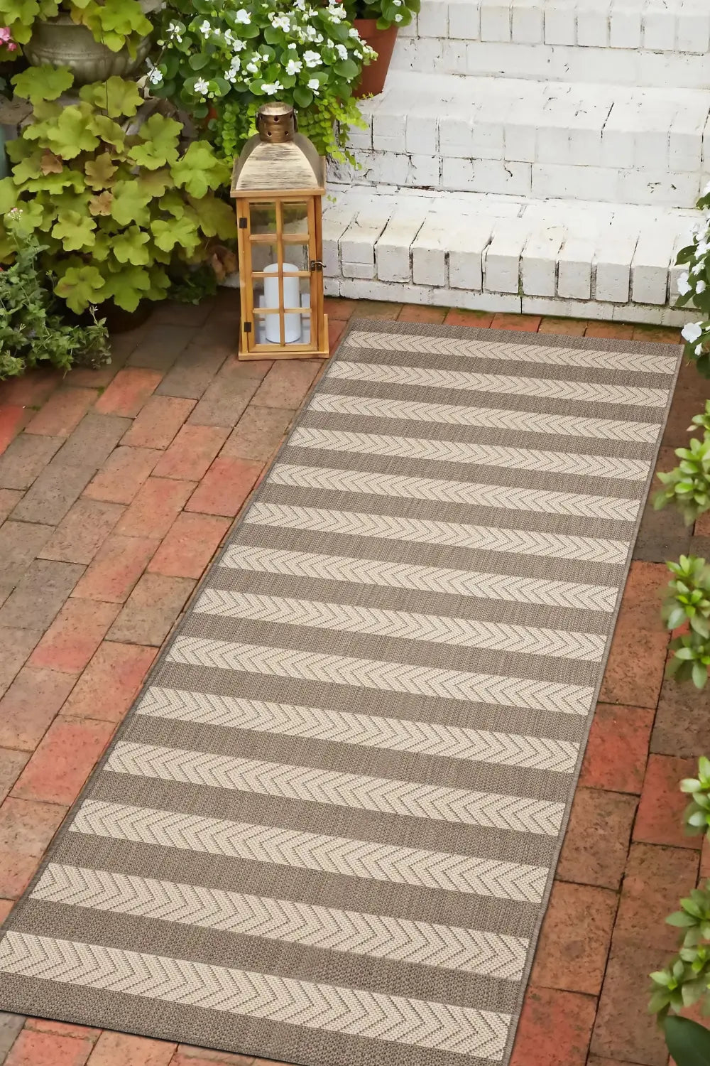 COUNTY STRIPE NATURAL Indoor/Outdoor RS