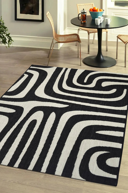 COUNTY Zebra Black Indoor/Outdoor RS