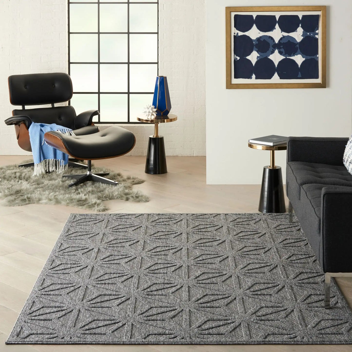 Cozumel (Outdoor) CZM01 Dark Grey Rug RS