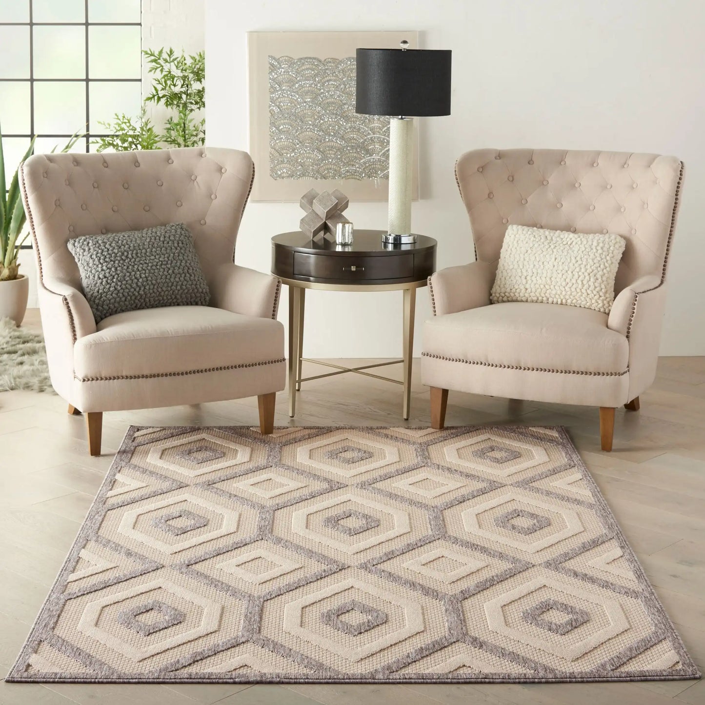 Cozumel (Outdoor) CZM02 Cream Rug RS