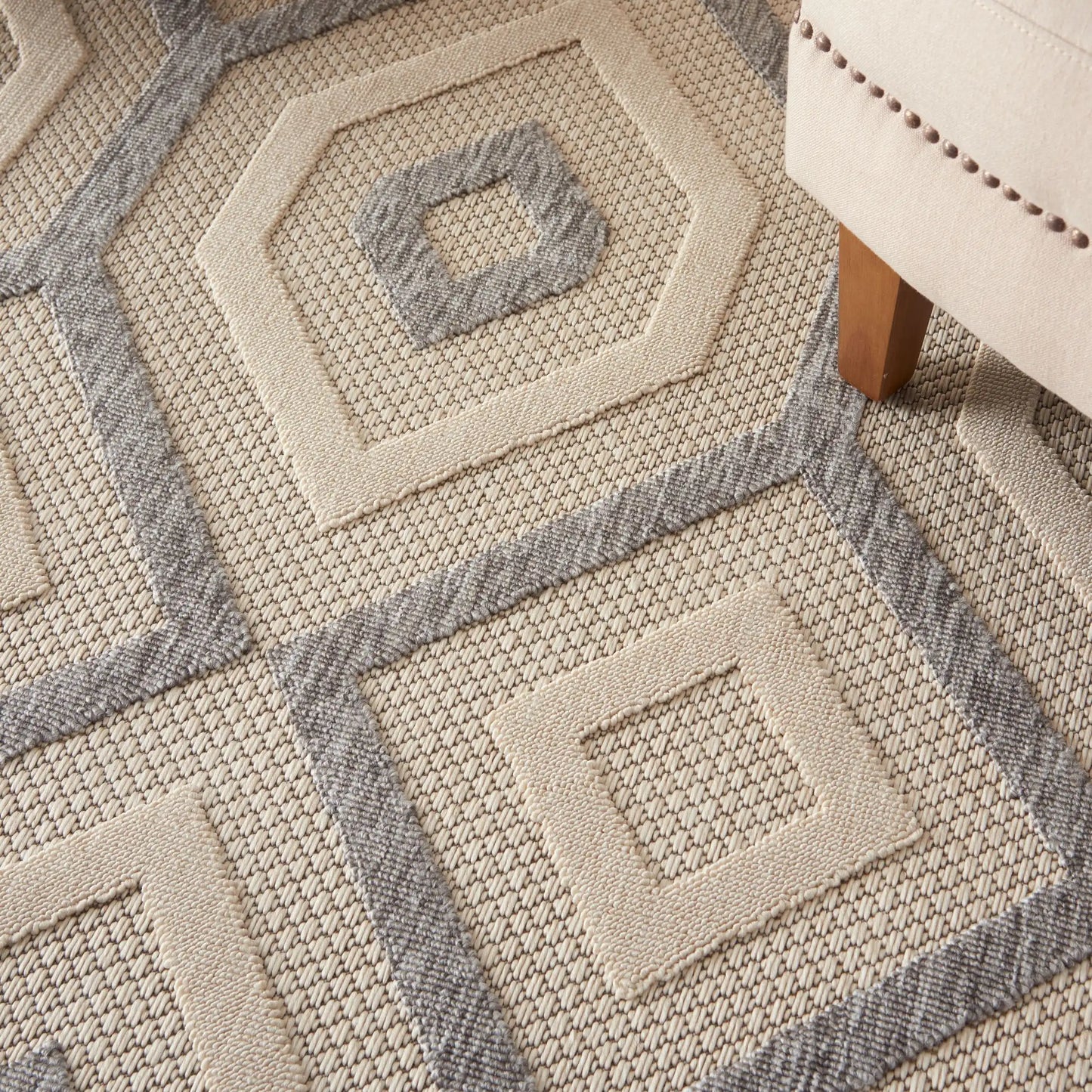 Cozumel (Outdoor) CZM02 Cream Rug RS