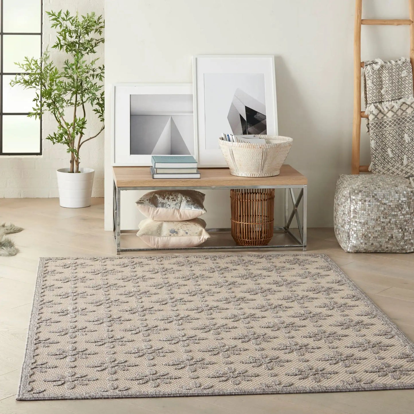 Cozumel (Outdoor) CZM03 Cream Rug RS