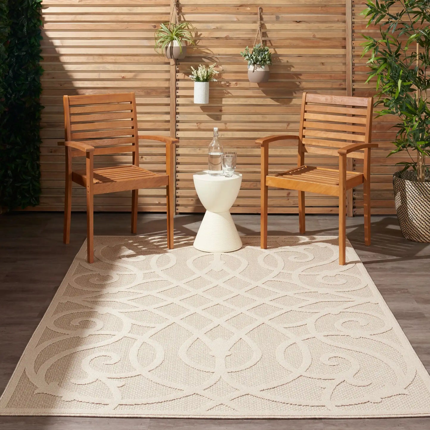 Cozumel (Outdoor) CZM04 Cream Rug RS