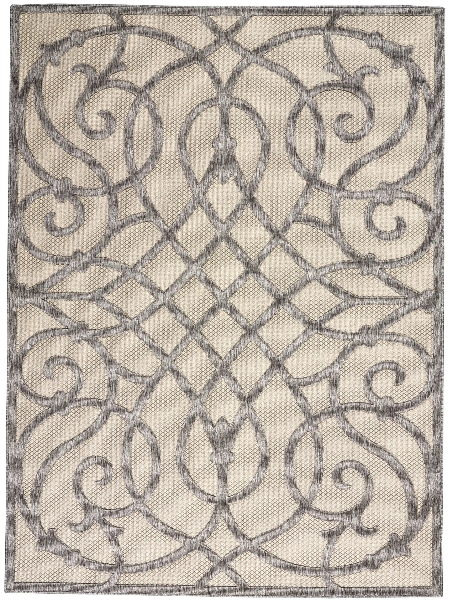 Cozumel (Outdoor) CZM04 Cream Grey Rug RS
