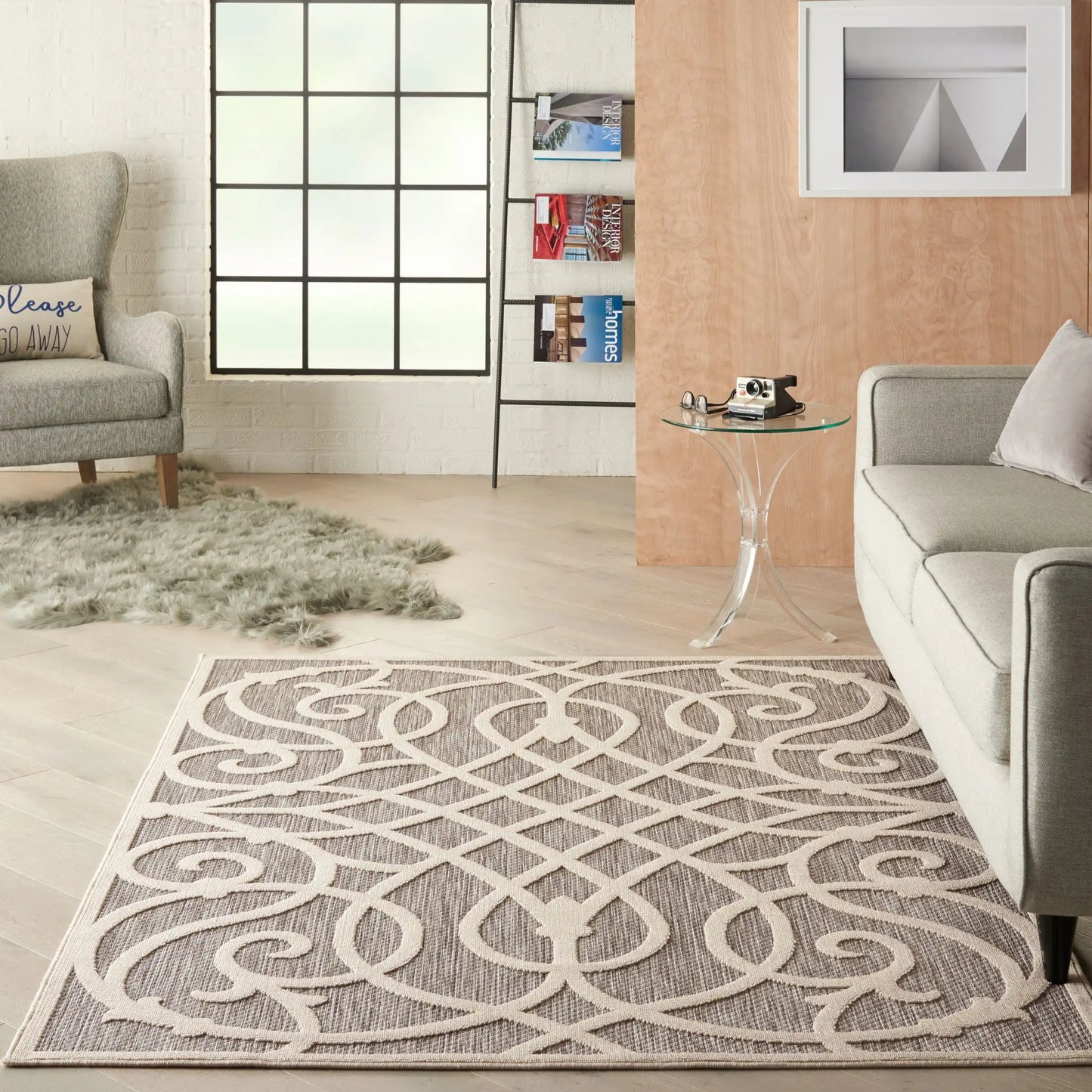 Cozumel (Outdoor) CZM04 Grey Rug RS
