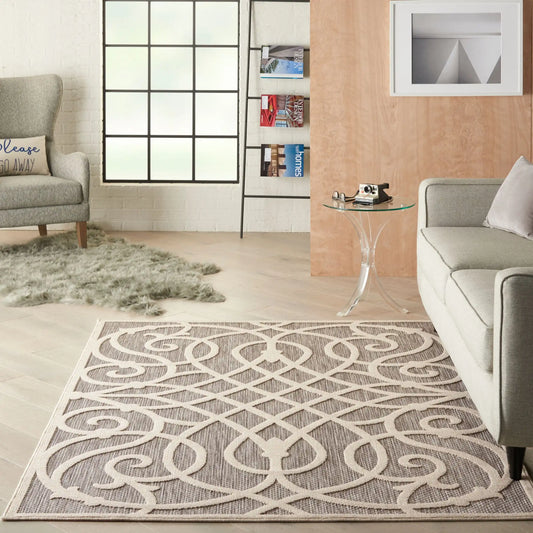 Cozumel (Outdoor) CZM04 Grey Rug RS