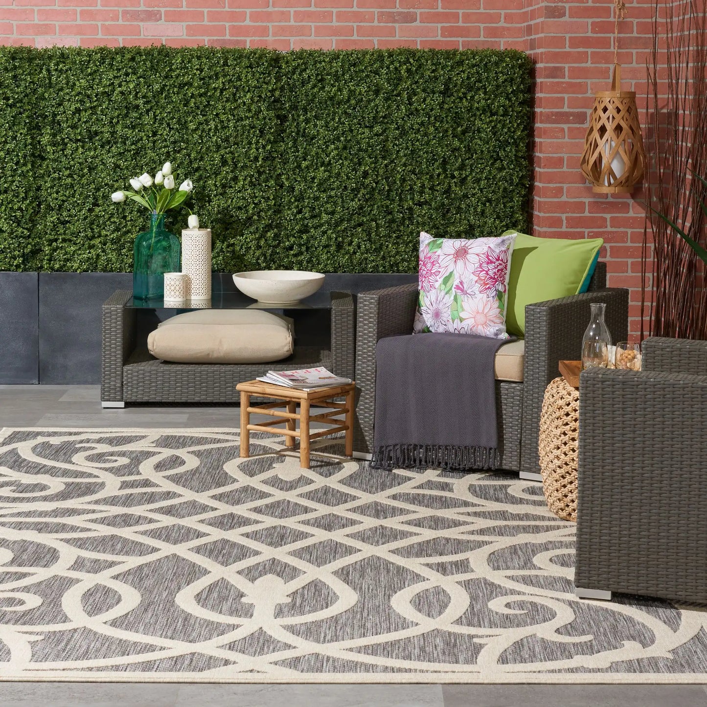 Cozumel (Outdoor) CZM04 Grey Rug RS