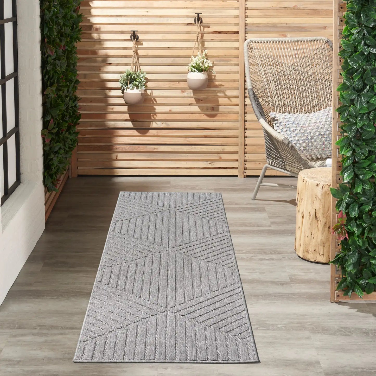 Cozumel (Outdoor) CZM05 Light Grey Rug RS