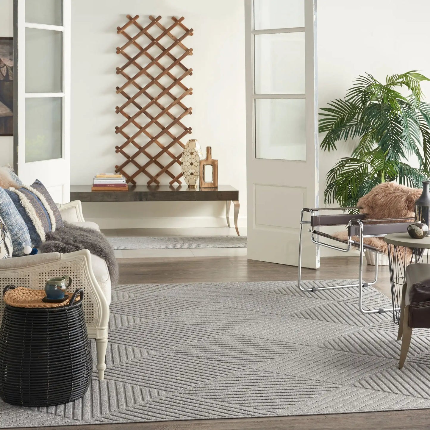 Cozumel (Outdoor) CZM05 Light Grey Rug RS
