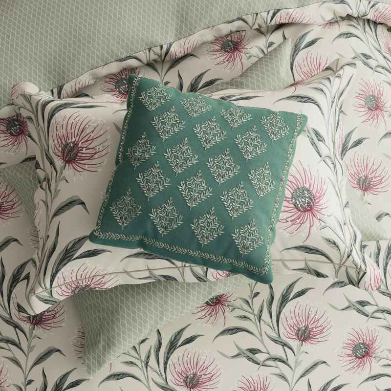 Catherinae Floral Bedding by Sanderson x National Trust in Fuchsia Pink