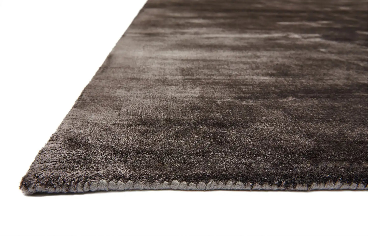Asiatic chrome charcoal Grey Living Room  Rug.