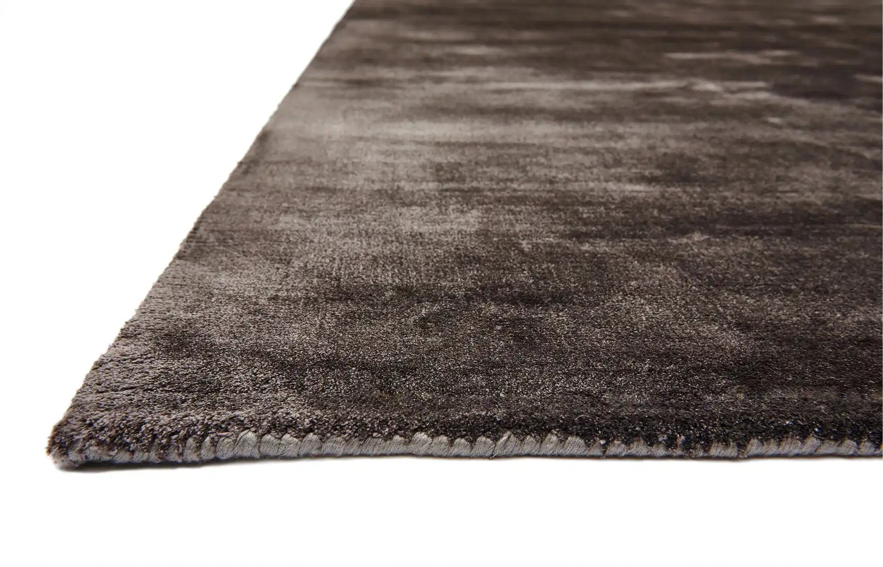 Asiatic chrome charcoal Grey Living Room  Rug.
