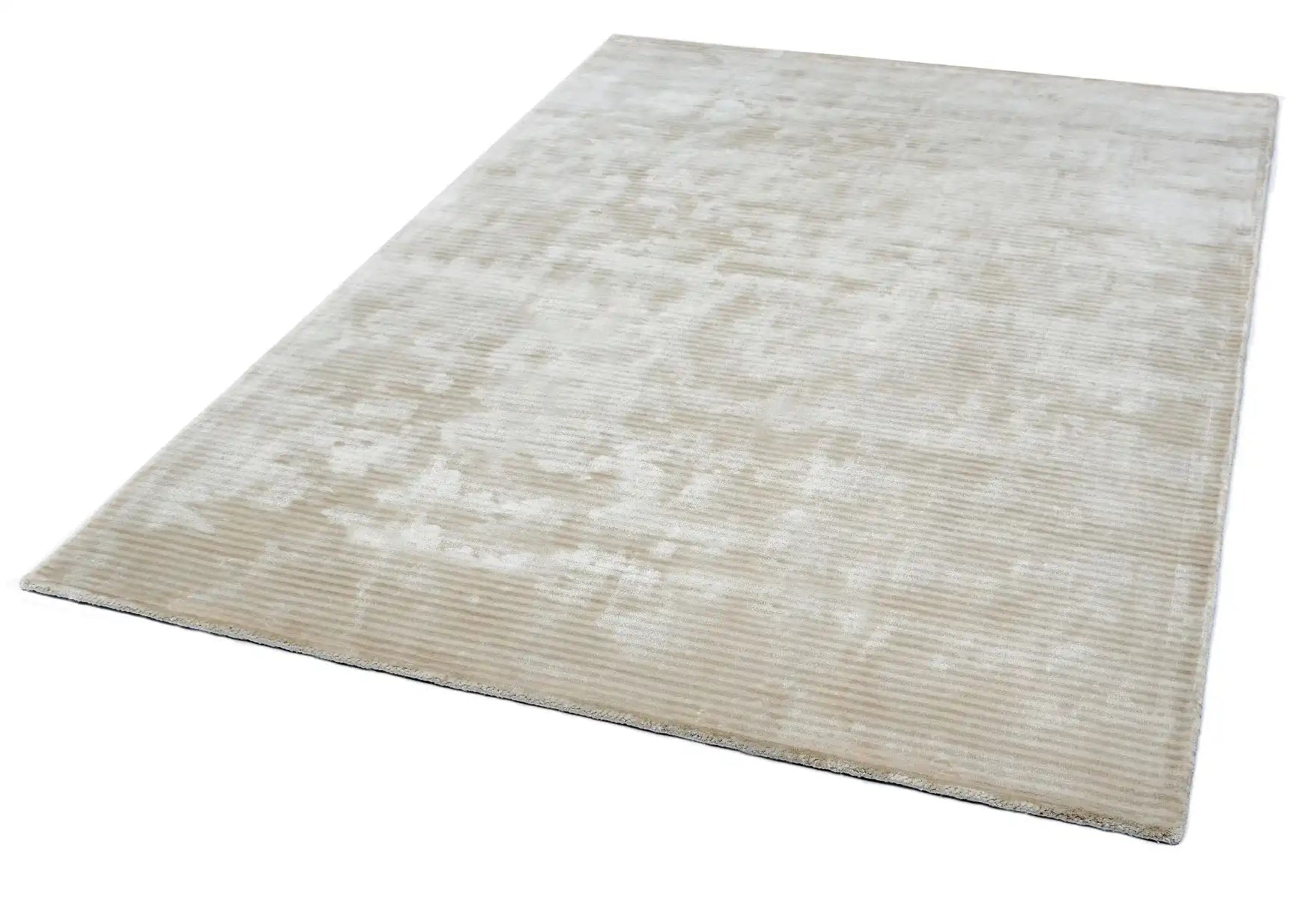 Asiatic chrome stripe putty Beige Living Room Striped Rug.