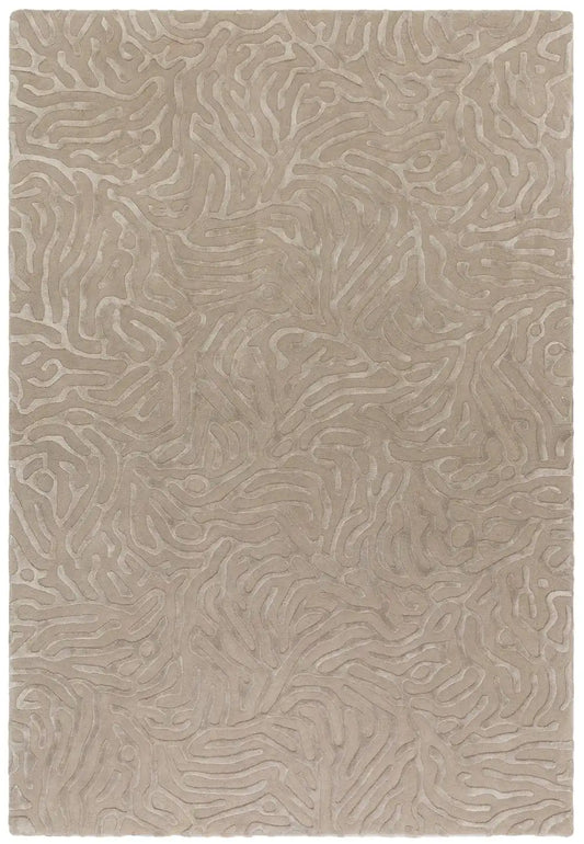 Asiatic katherine carnaby coral sand Beige Living Room Geometric Rug.