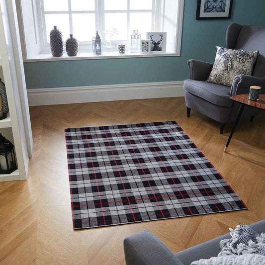 Cottage Washable Flatweave rugs 11E ini Black