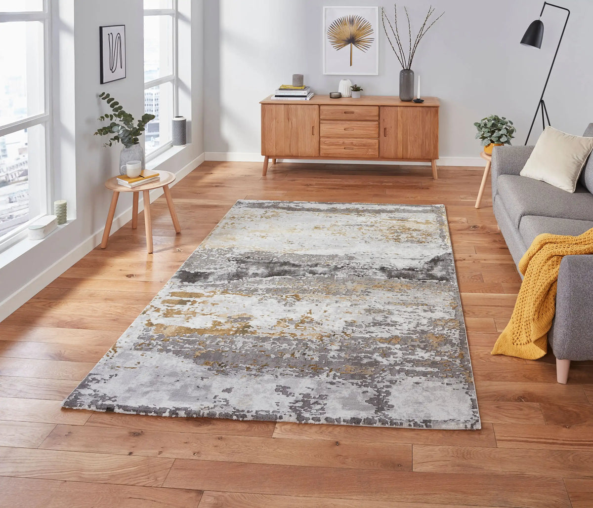Craft 19788 Grey Ochre Rug RS