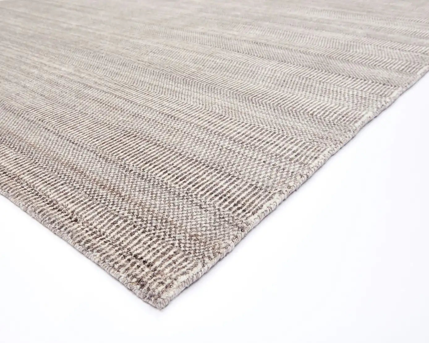 Asiatic darcy mushroom Brown Living Room Geometric Rug.