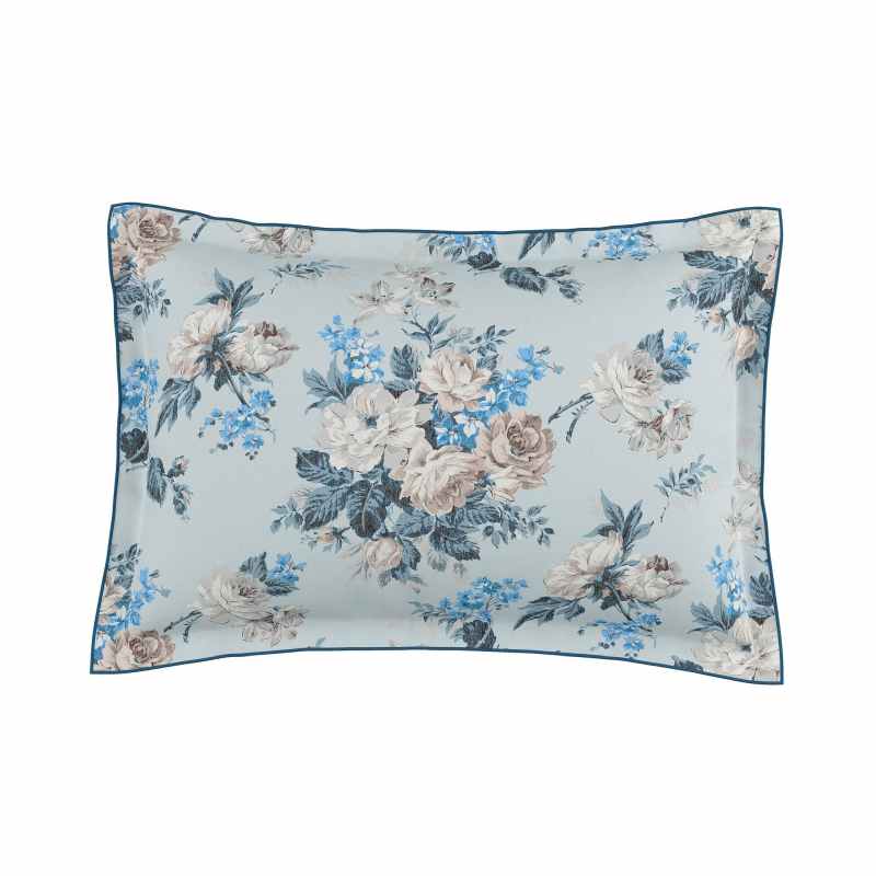 Delphine Bedding by Bedeck of Belfast in Chambray Blue