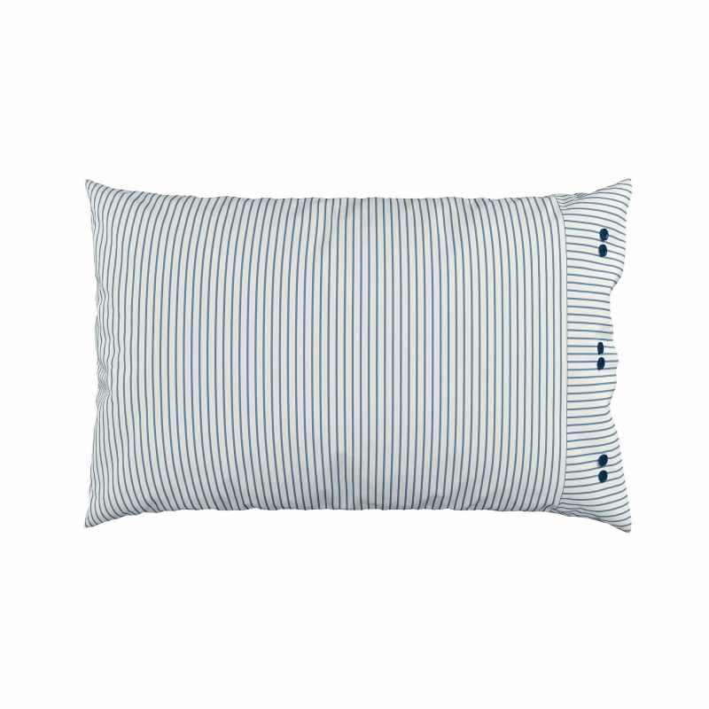 Delphine Bedding by Bedeck of Belfast in Chambray Blue