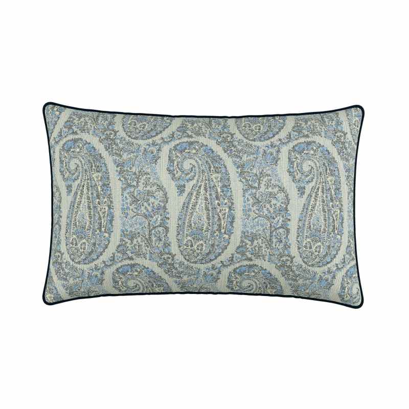 Delphine Cushion by Bedeck of Belfast in Chambray Blue
