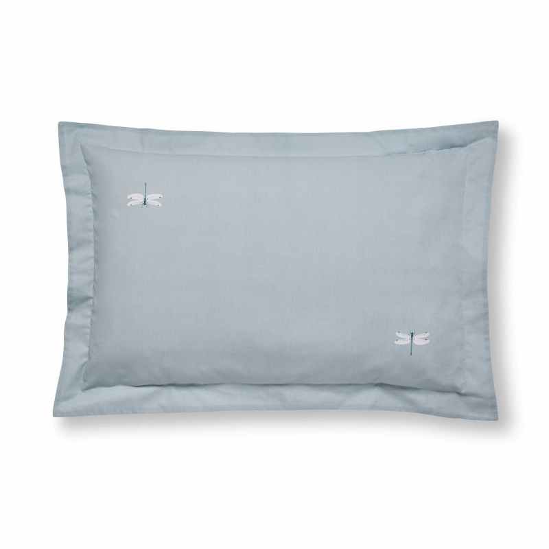 Dragonfly Bedding and Pillowcase By Sophie Allport in Duckegg Blue