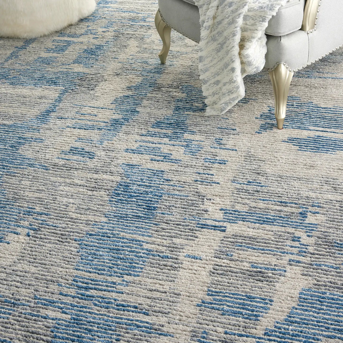 Ellora Ell01 Blue Rug RS