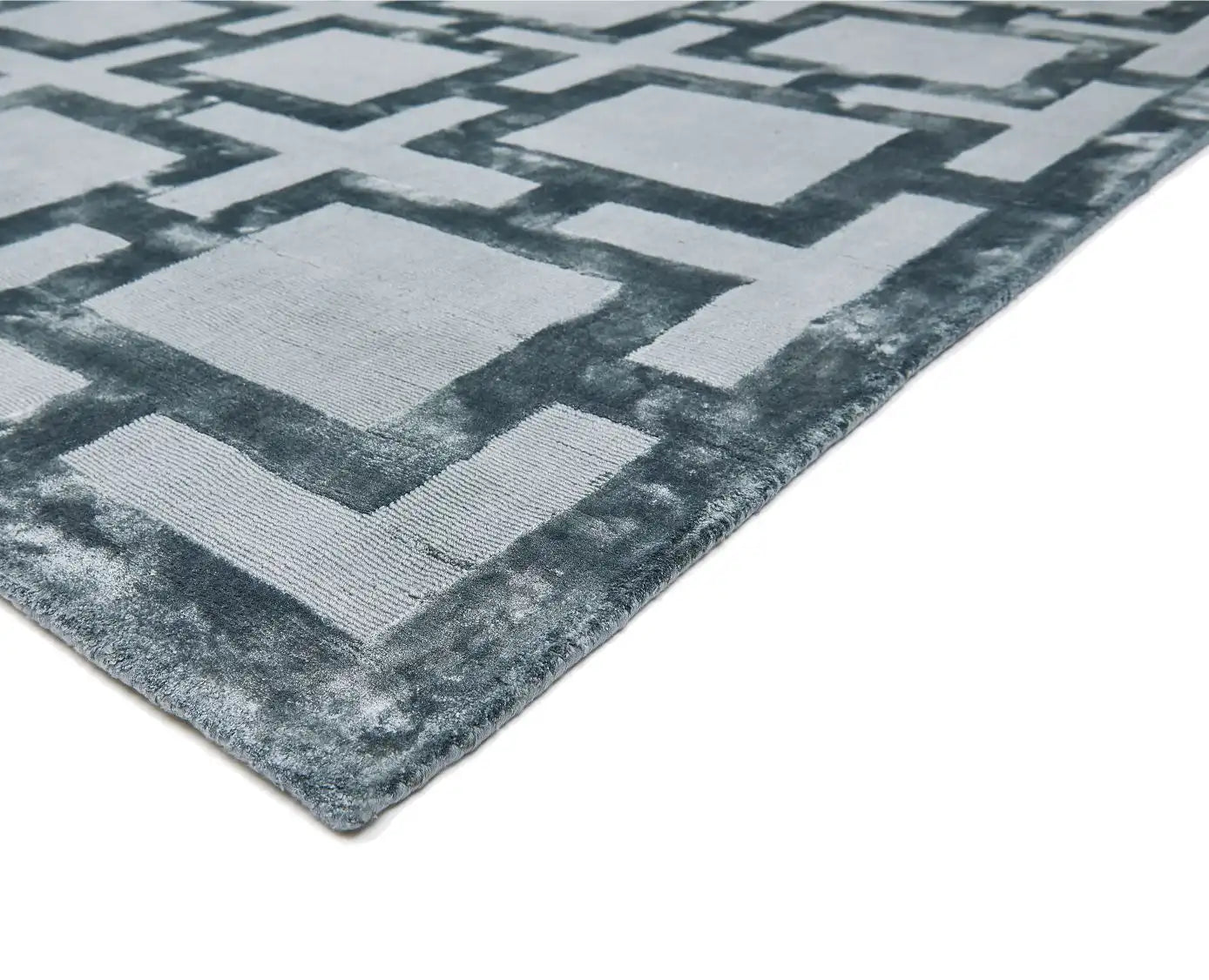 Asiatic eaton storm Grey Living Room Geometric Rug.